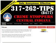 Tablet Screenshot of new.crimetips.org